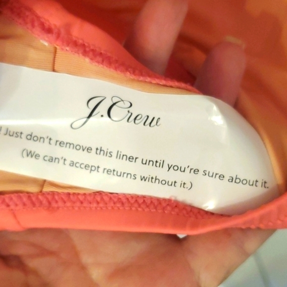 NWT J Crew Womens Scoopneck One Piece Swimsuit pink Size 22 BF162 - Picture 8 of 12